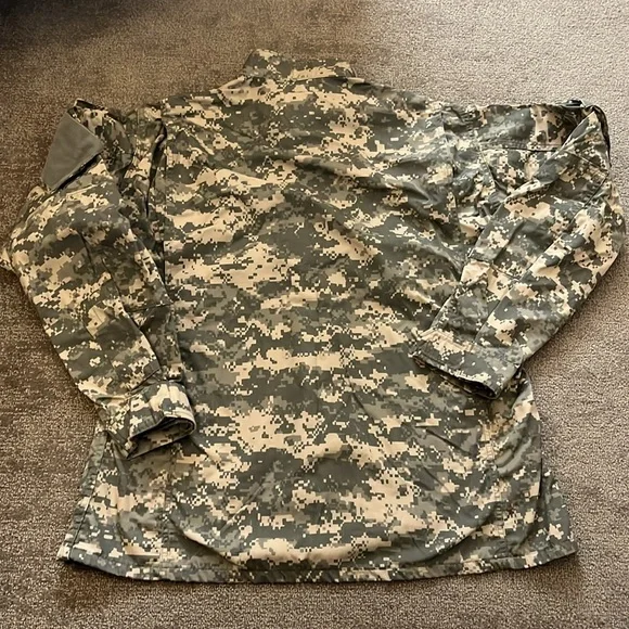 Army Combat Camouflage Men’s Uniform Jacket Size L and Pants Size M/L - Picture 11 of 14